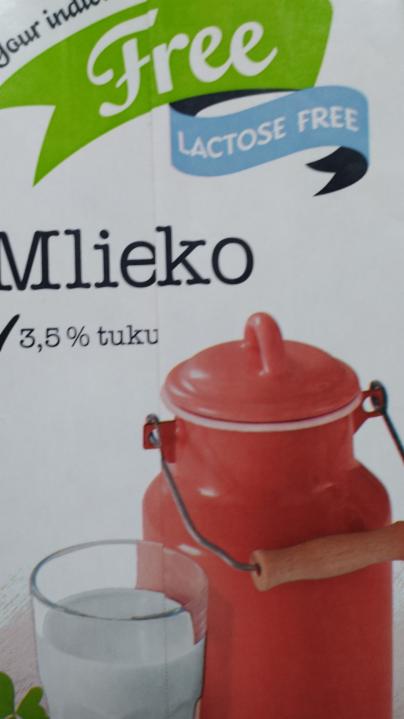 Fotografie - Mlieko 3,5% lactose free Billa