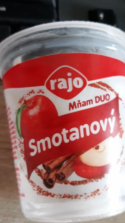Fotografie - Mňam Duo smotanový jogurt jablko-škorica Rajo