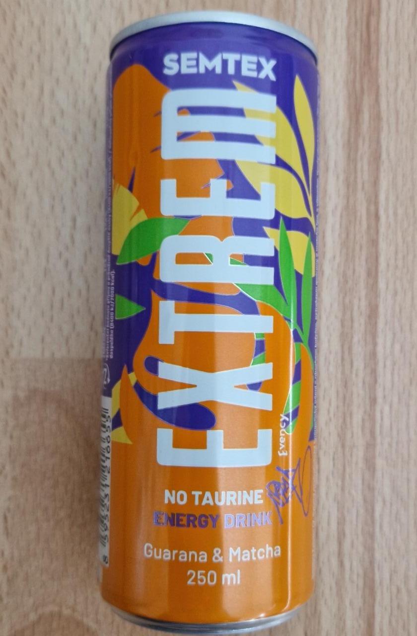 Fotografie - Extrem Energy drink Guarana & Matcha Semtex