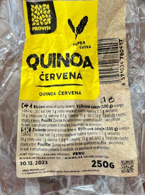 Fotografie - Quinoa červená Provita