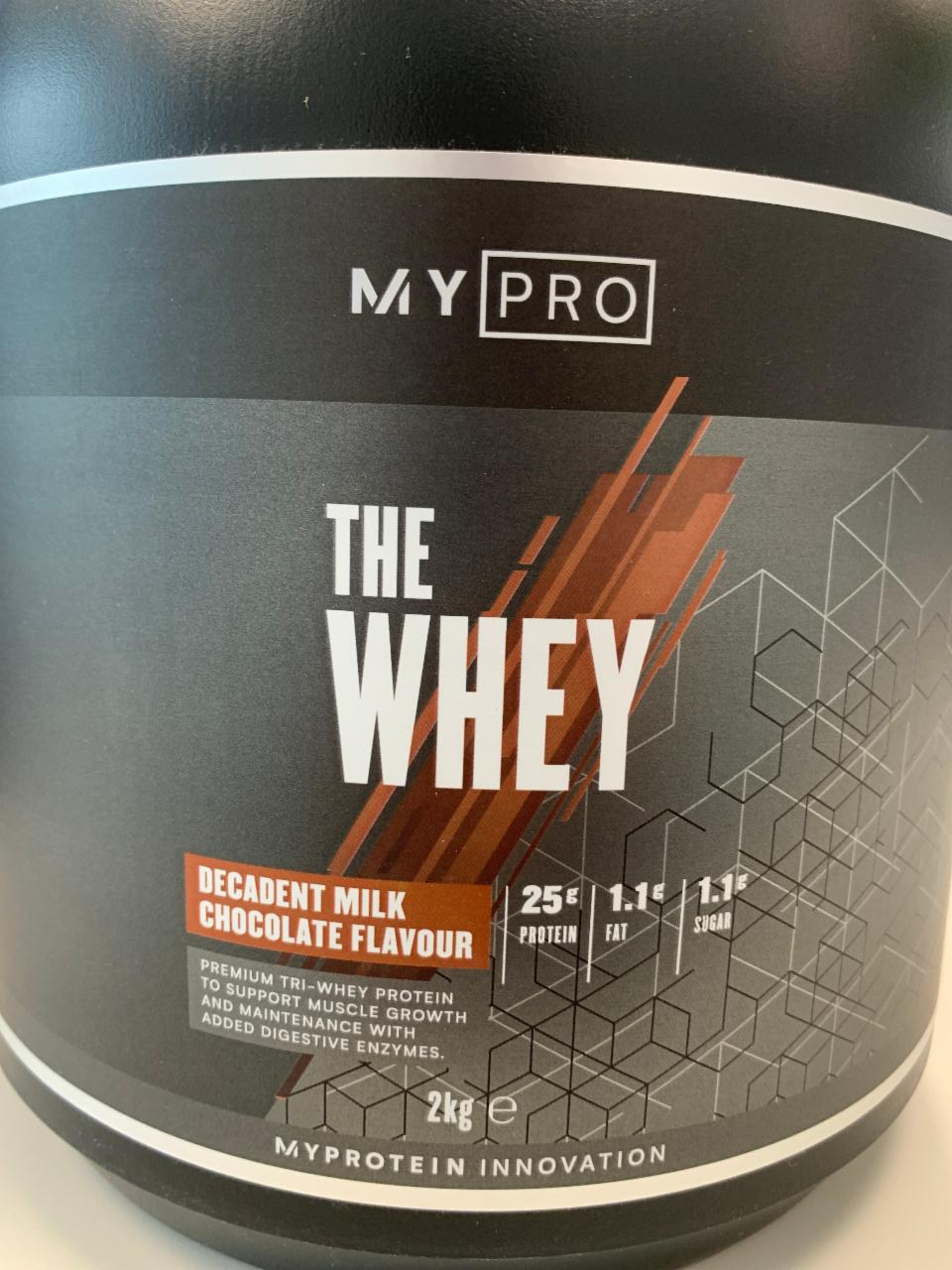 Fotografie - The Whey Decadent Milk Chocolate MyPro