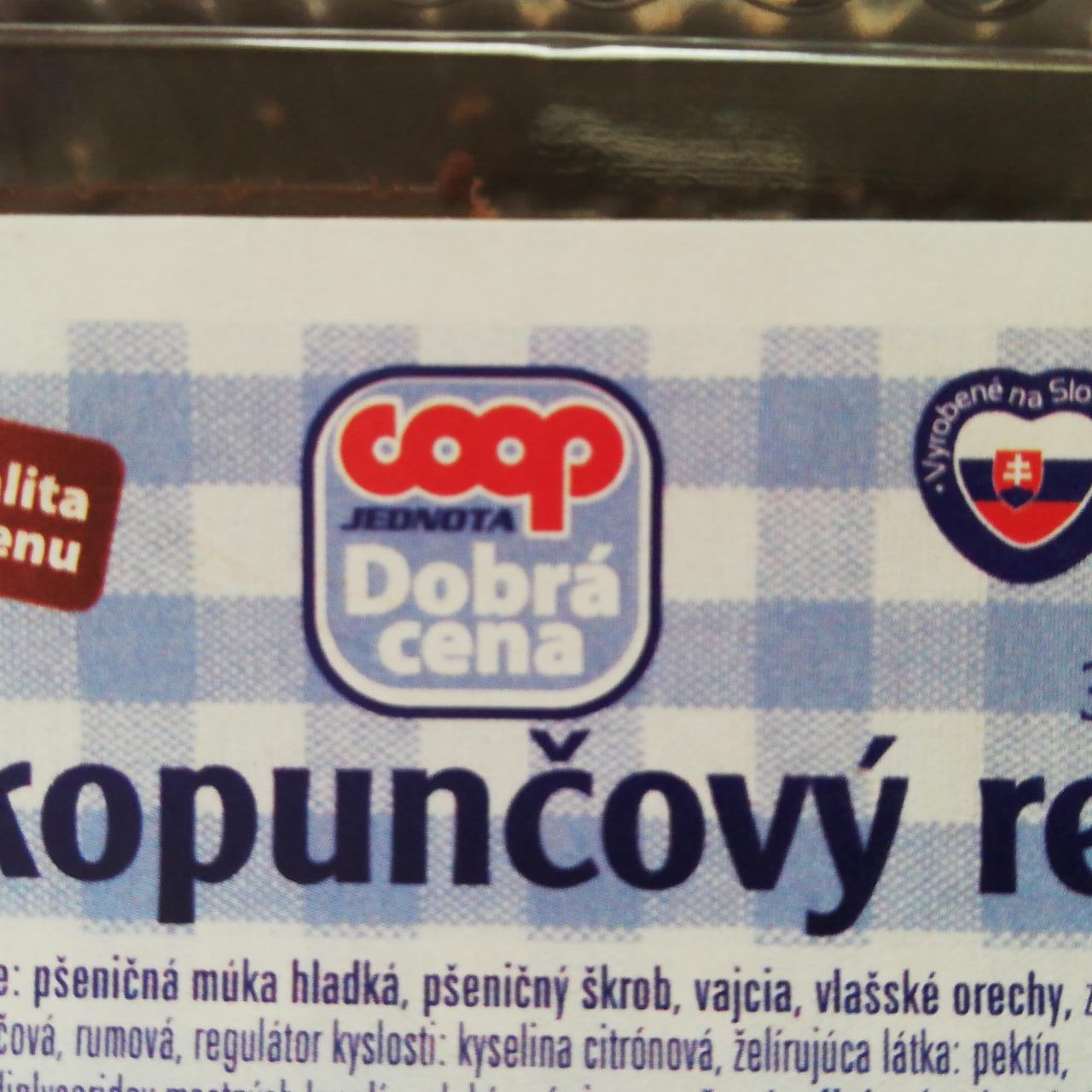 Fotografie - Čokopunčový rez Coop