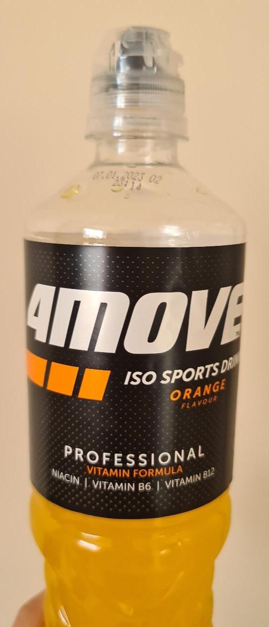 Fotografie - 4move professional isotonic drink orange