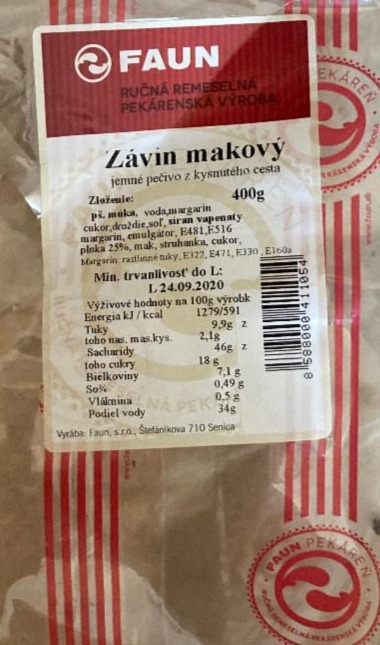 Fotografie - Zavin makový Faun