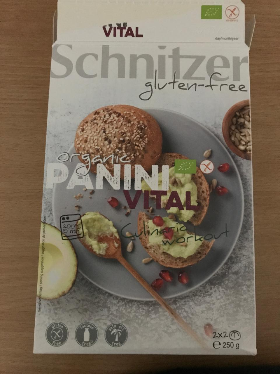 Fotografie - Panini vital Schnitzer gluten free