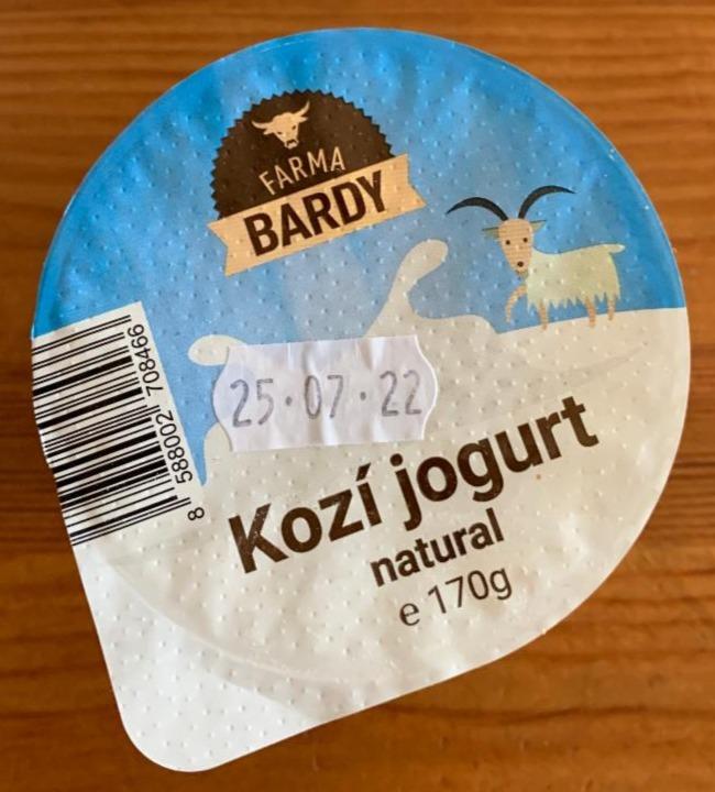 Fotografie - kozi jogurt natural farma Bardy