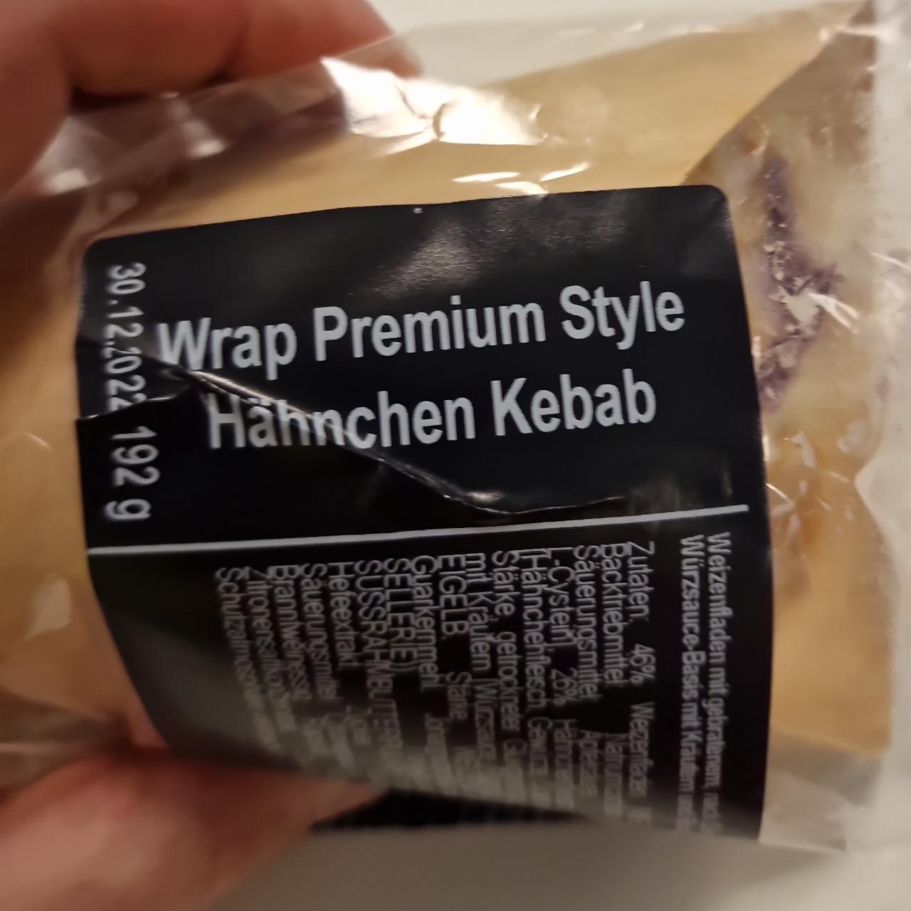 Fotografie - Wrap Premium style Hähnchen Kebab Diverse