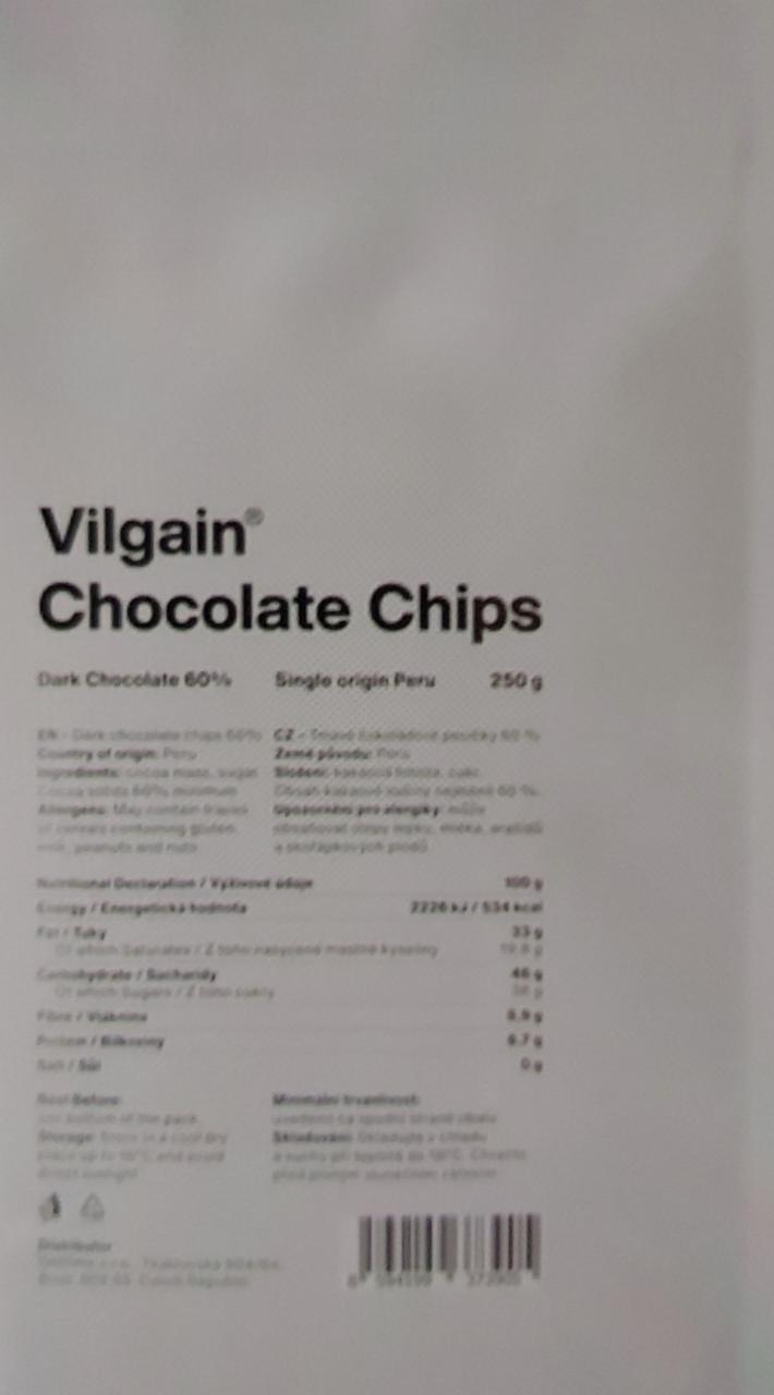 Fotografie - Chocolate Chips Vilgain