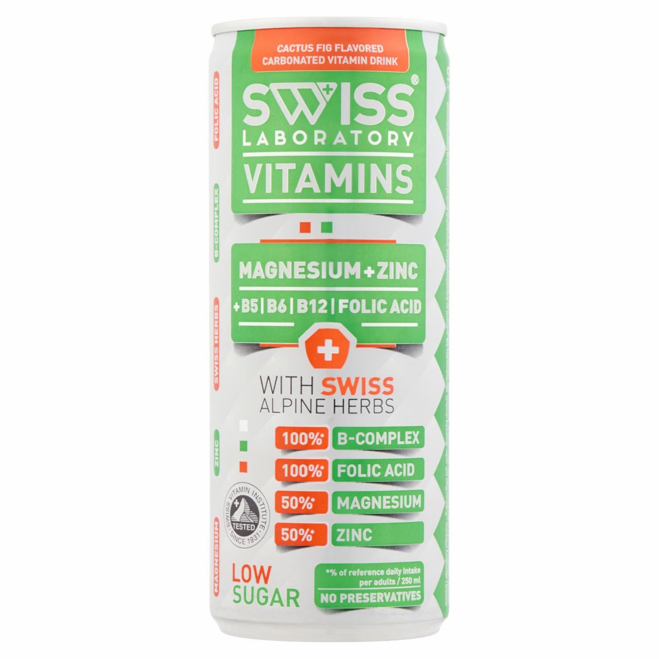 Fotografie - Fizzy magnesium zinc with swiss alpine herbs Swiss