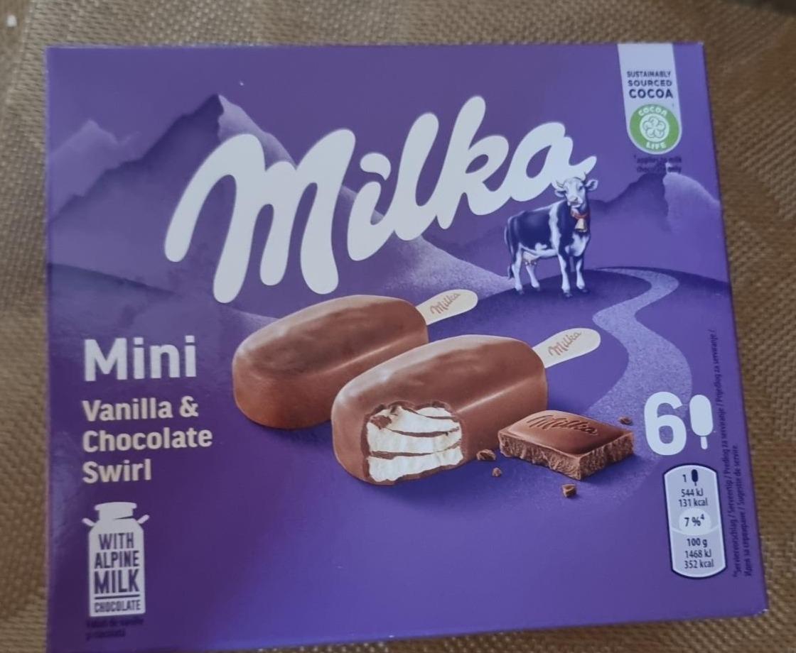 Fotografie - Milka Mini Vanilla & Chocolate Swirl nanuk