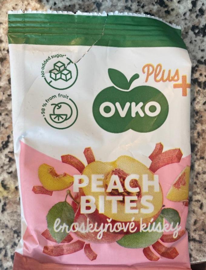 Fotografie - Peach Bites broskyňové kúsky Ovko Plus+