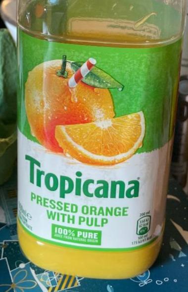 Fotografie - Pressed Orange with Pulp Tropicana