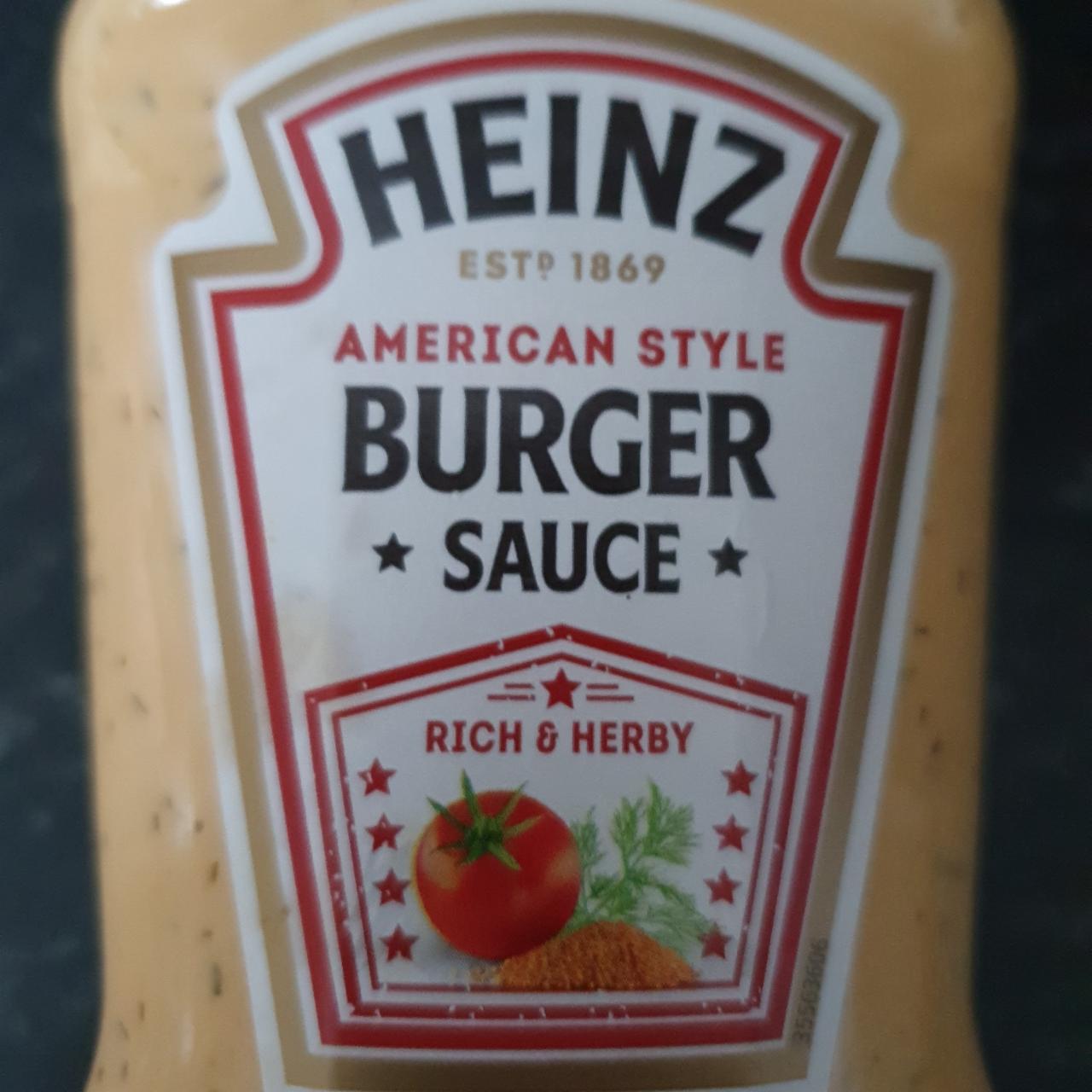 Fotografie - American style burger sauce Heinz