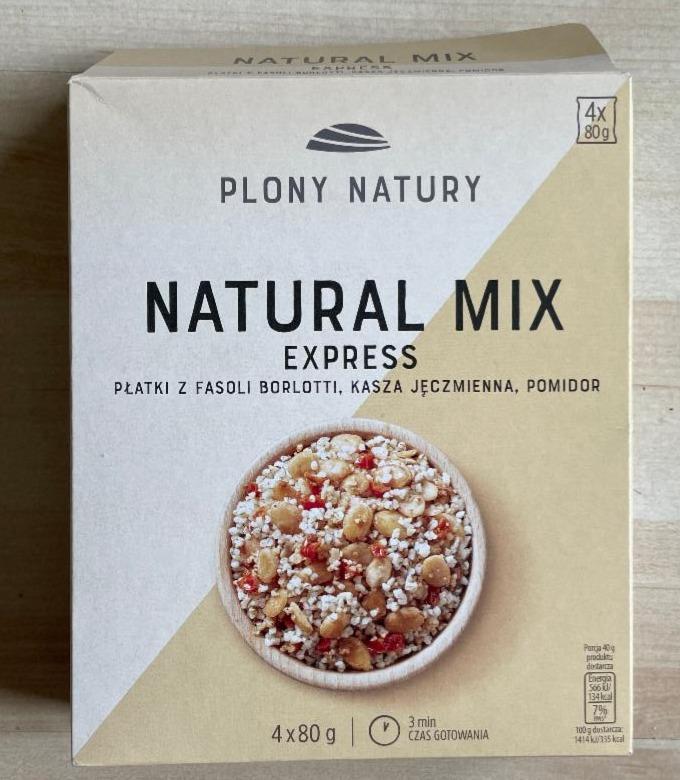 Fotografie - Natural Mix Express Płatki Z Fasoli Borlotti, Kasza Jęczmienna, Pomidor Plony Natury