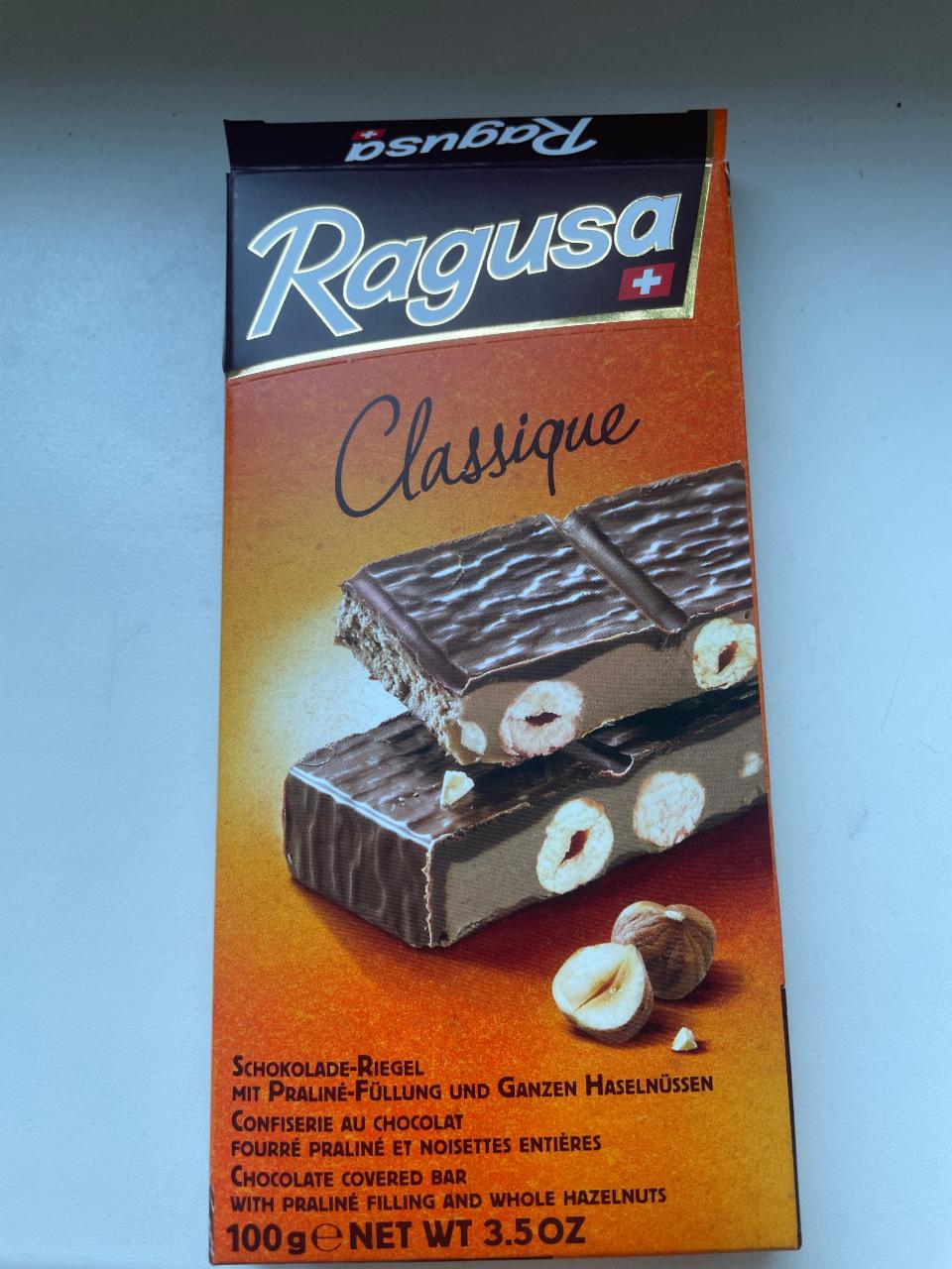 Fotografie - Ragusa classique čokoláda s lieskovcami