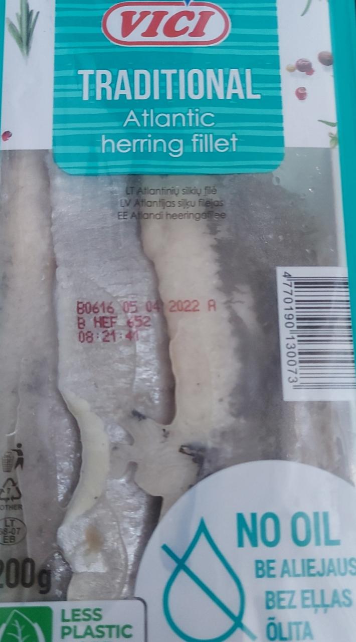Fotografie - Traditional atlantic herring fillet vici