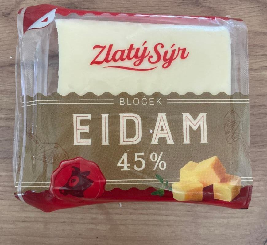 Fotografie - Eidam 45% bloček Zlatý sýr
