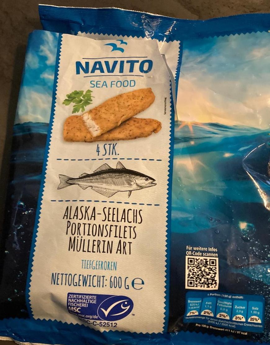 Fotografie - Navito Alaska-Seekachs portionsfilets müllerin art