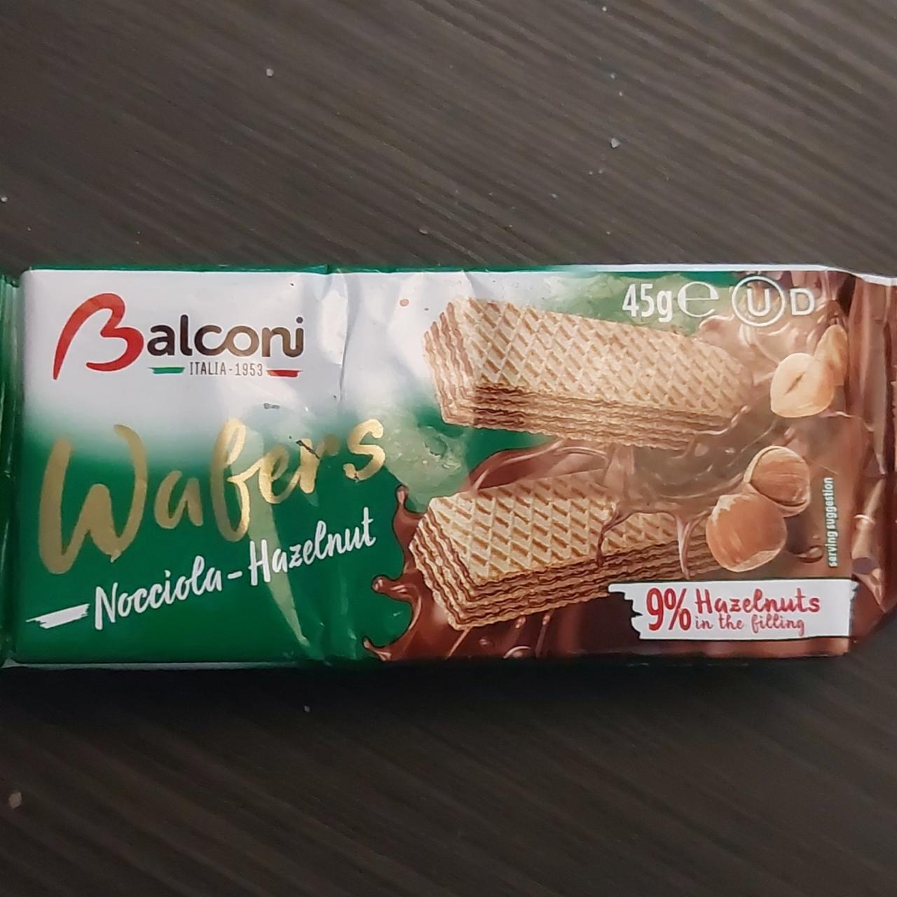 Fotografie - wafers nocciola hazelnut balconi