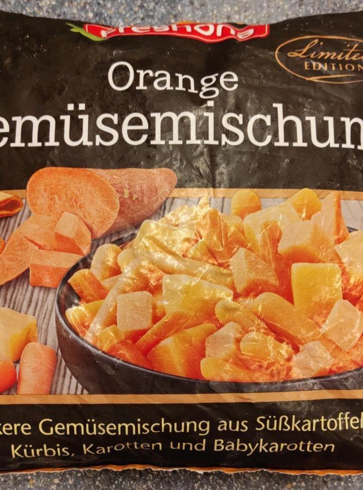 Fotografie - Orange Gemüsemischung Freshona