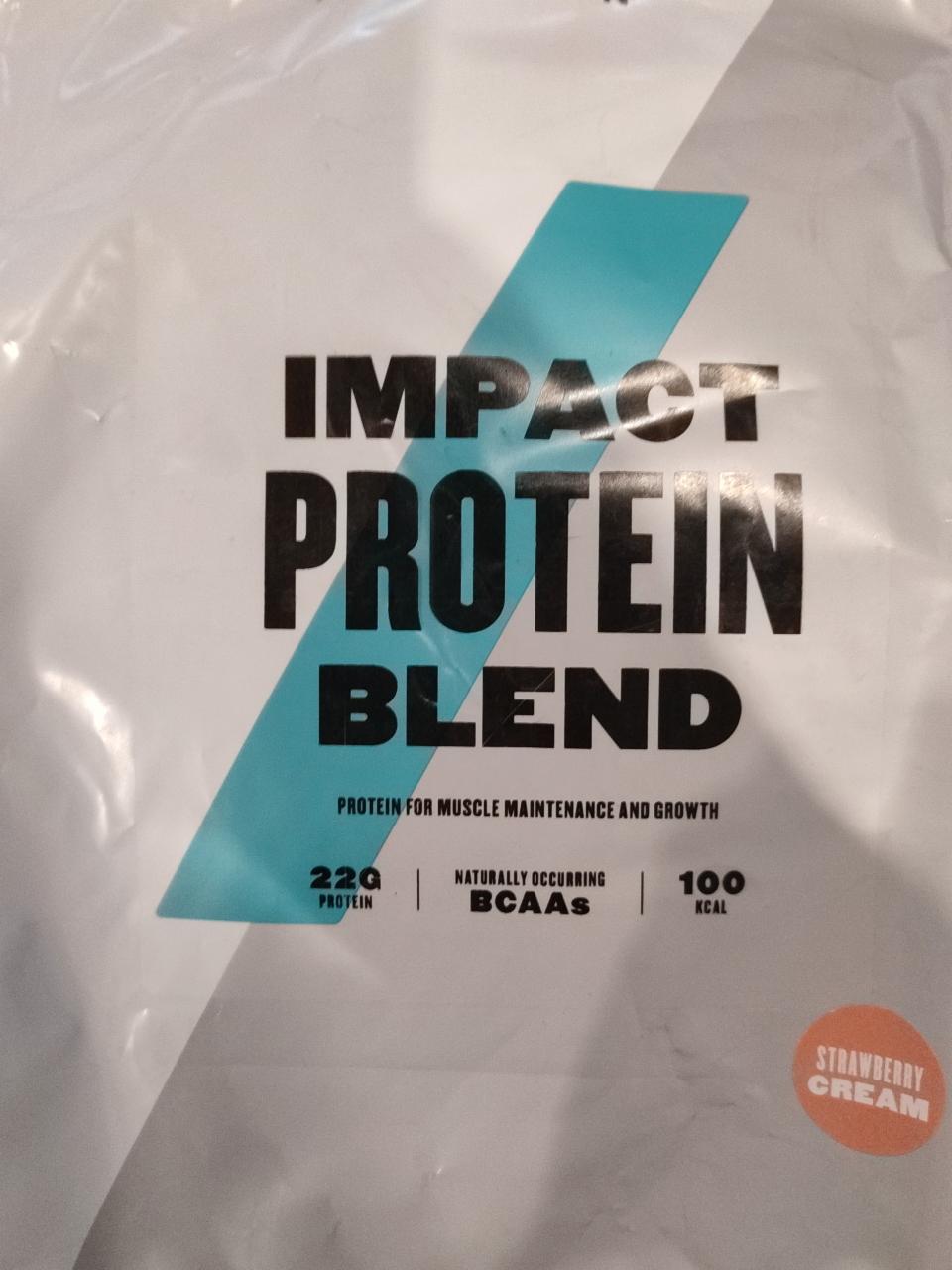 Fotografie - Impact protein blend strawberry cream