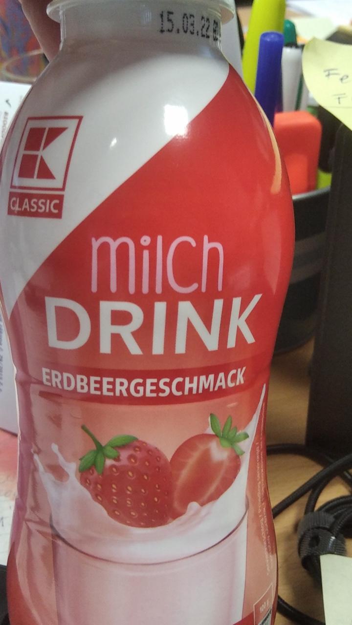 Fotografie - Milch drink Erdbeergeschmack K-Classic