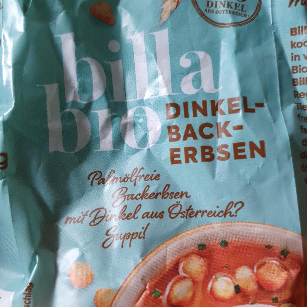 Fotografie - Dinkel backerbsen Billa bio