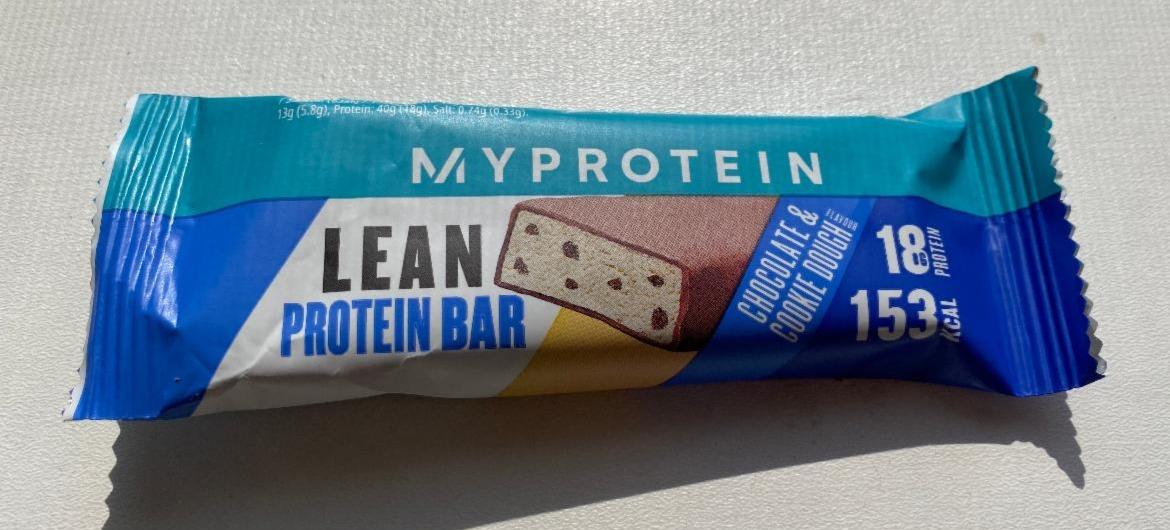 Fotografie - Lean protein bar Chocolate & cookie dough