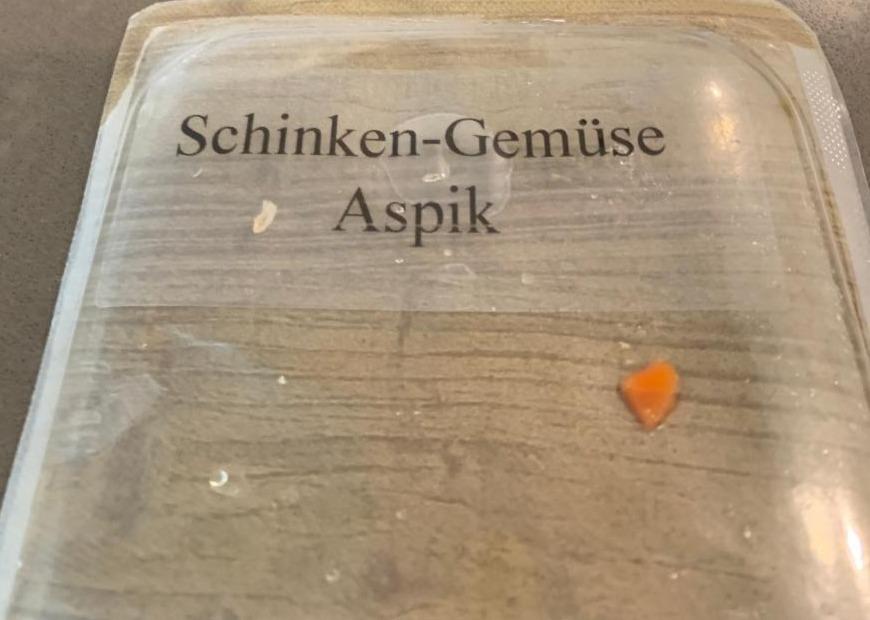 Fotografie - schinken gemüse Aspik