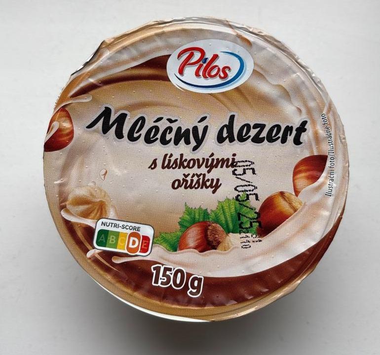 Fotografie - Mléčný dezert s lískovými oříšky Pilos