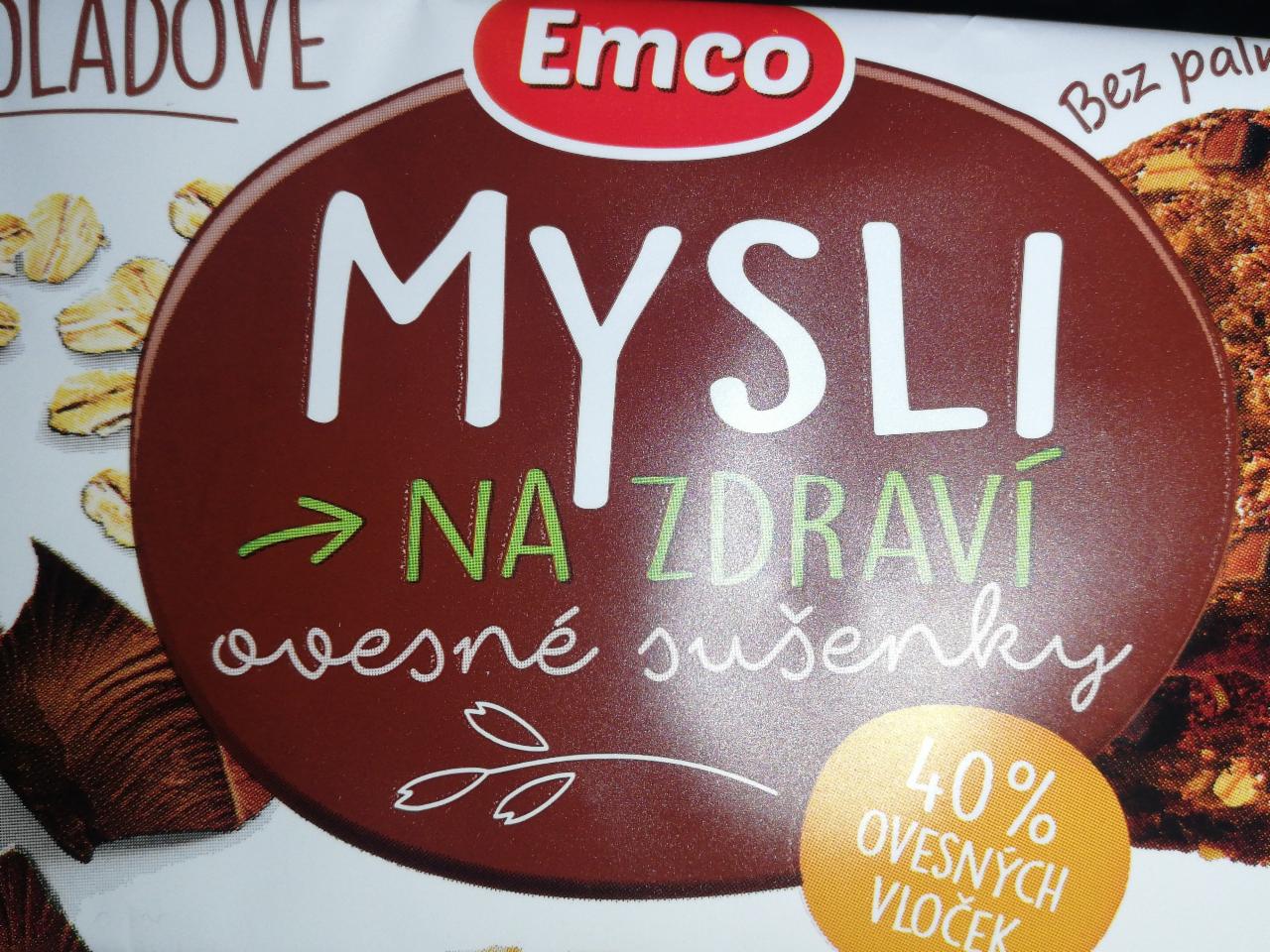 Fotografie - Mysli na zdraví ovesné sušenky čokoládové Emco