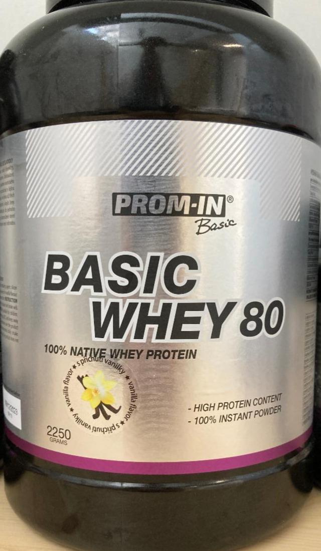 Fotografie - Prom-In Basic Whey protein 80 vanilka