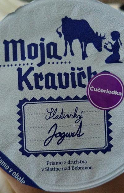 Fotografie - Slatinský jogurt čučoriedka Moja Kravička