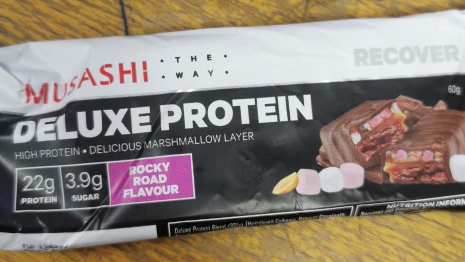 Fotografie - Musashi deluxe protein rocky road flavour