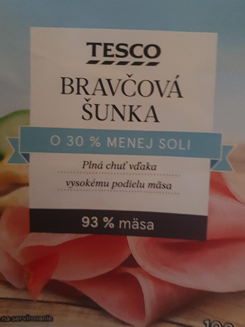 Fotografie - bravčová šunka 93% mäsa Tesco