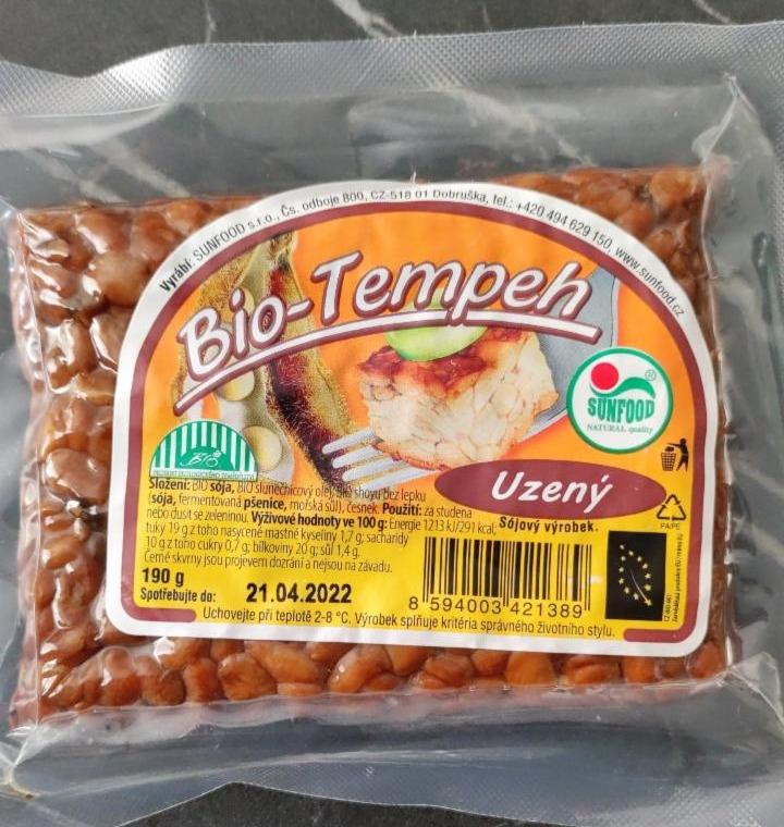 Fotografie - Bio tempeh údený Sunfood