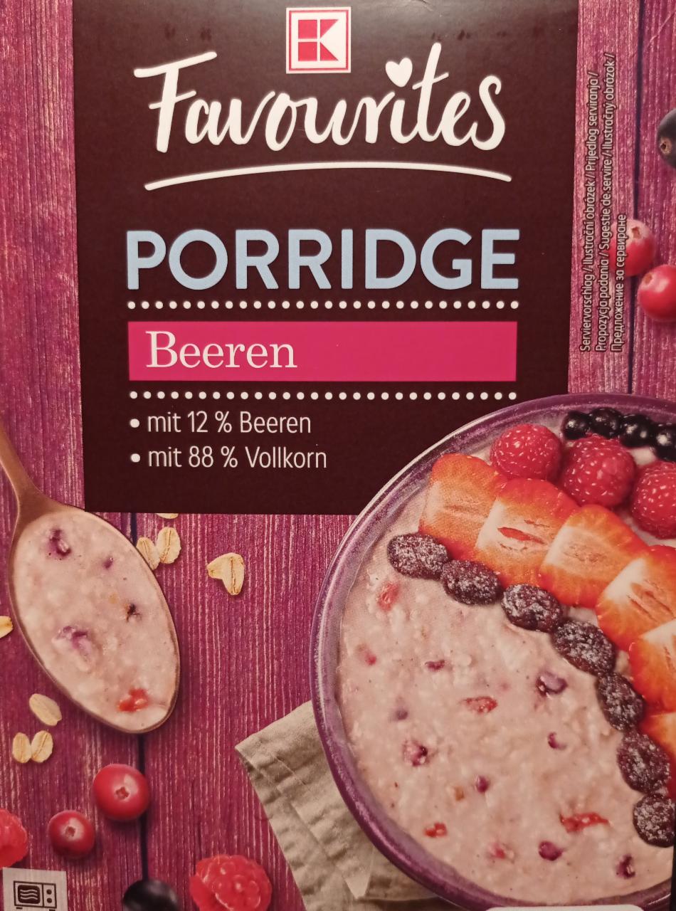 Fotografie - Porridge Beeren K-Favourites