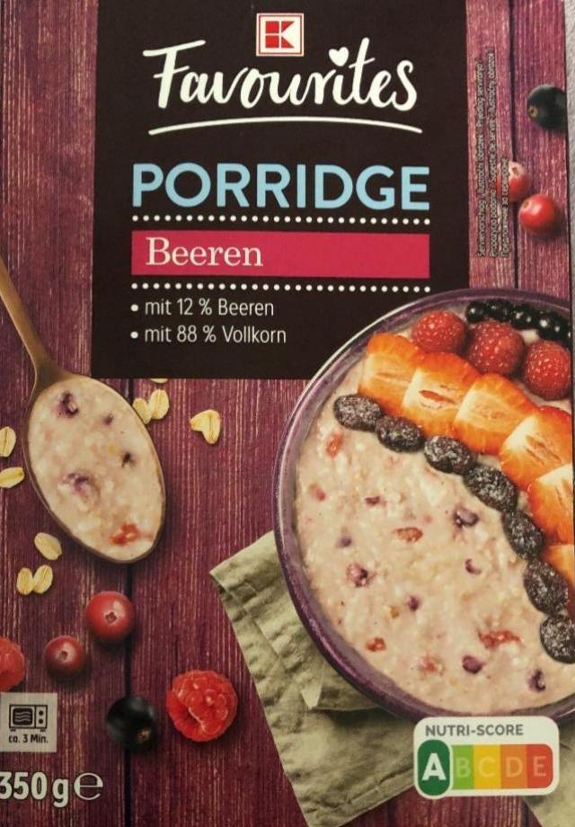 Fotografie - Porridge Beeren K-Favourites