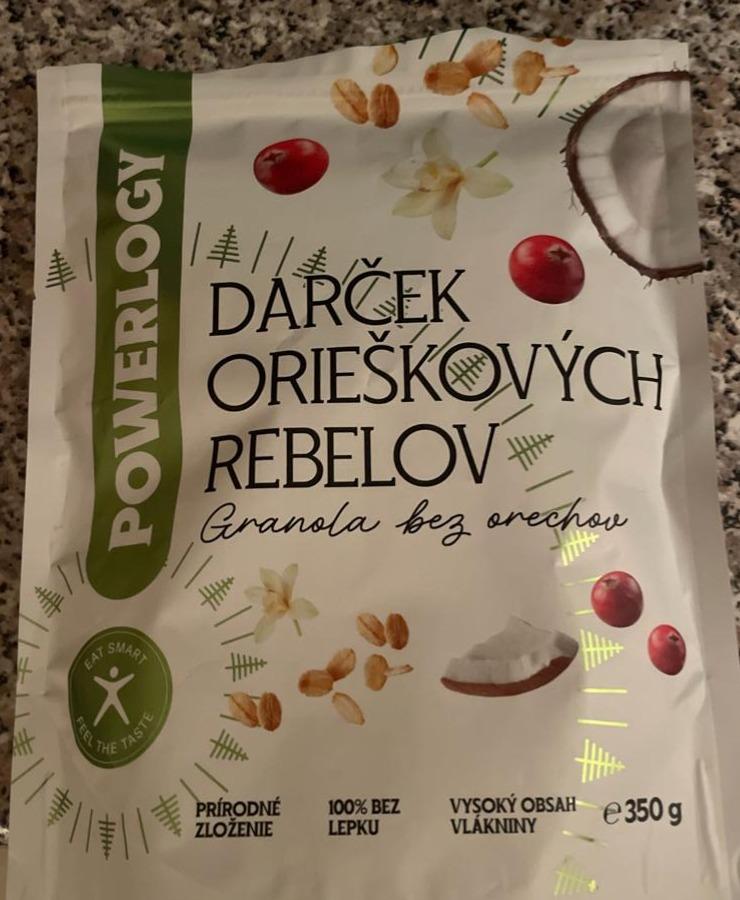 Fotografie - Darček Orieškových Rebelov Granola bez orechov Powerlogy