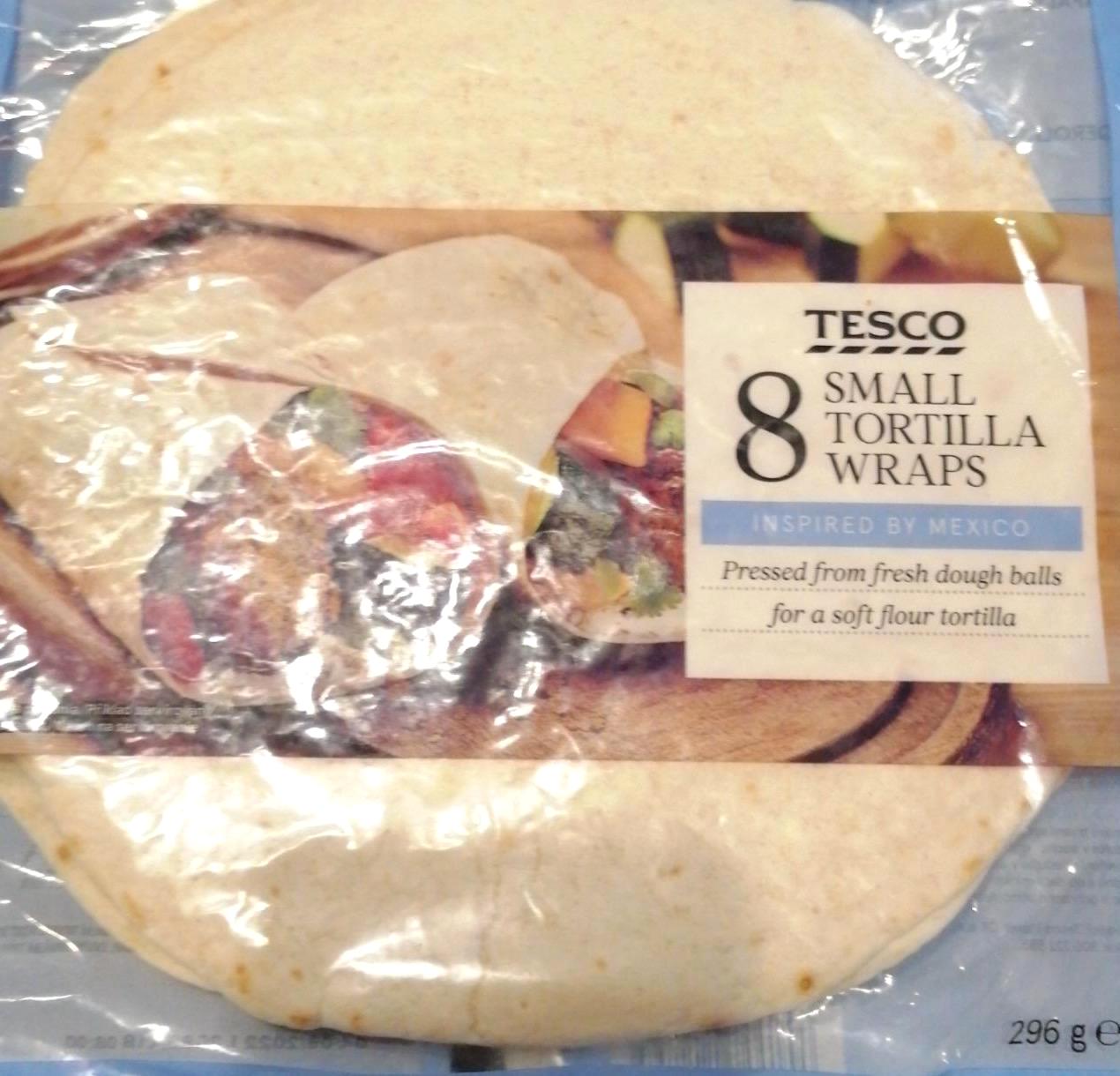 Fotografie - 8 Small Totilla Wraps Tesco