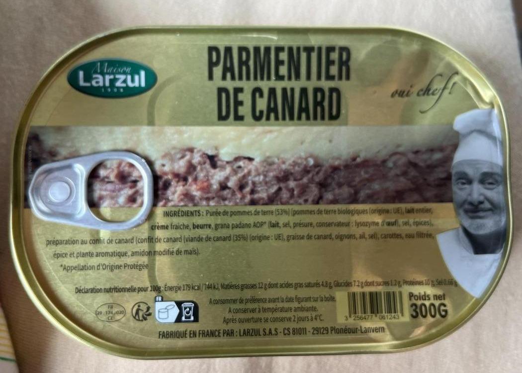 Fotografie - Parmentier De Canard Larzul