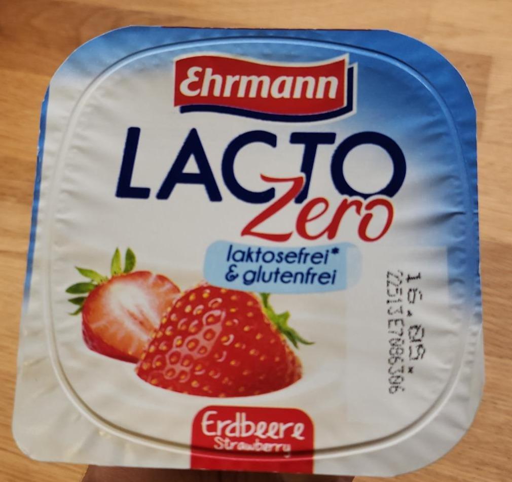 Fotografie - Lacto Zero Erdbeere Ehrmann