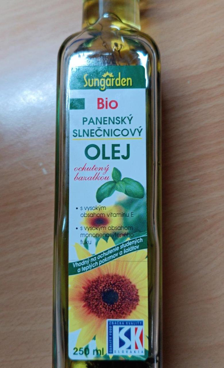 Fotografie - Bio Panenský Slnečnicový Olej ochutený bazalkou Sungarden