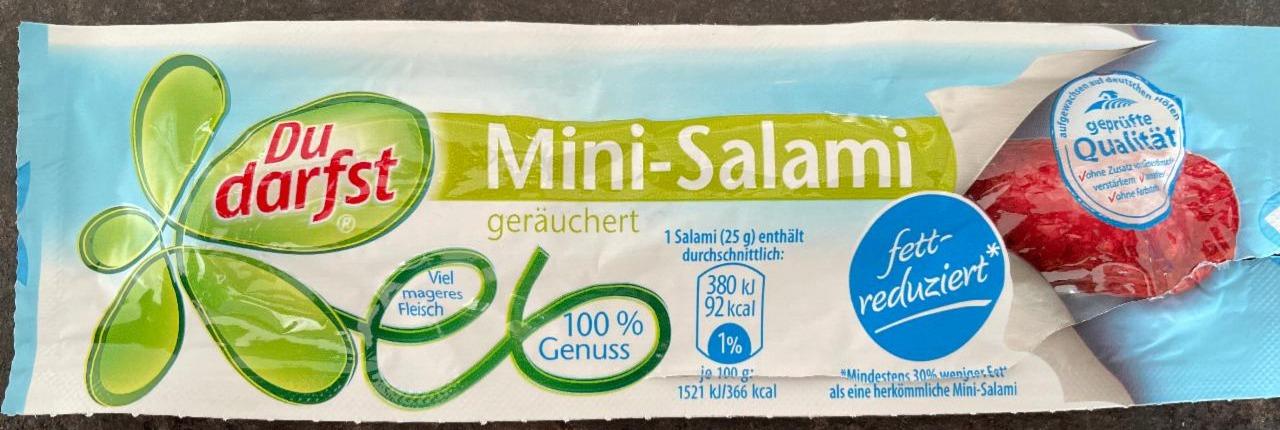 Fotografie - Mini-Salami fettreduziert Du darfst