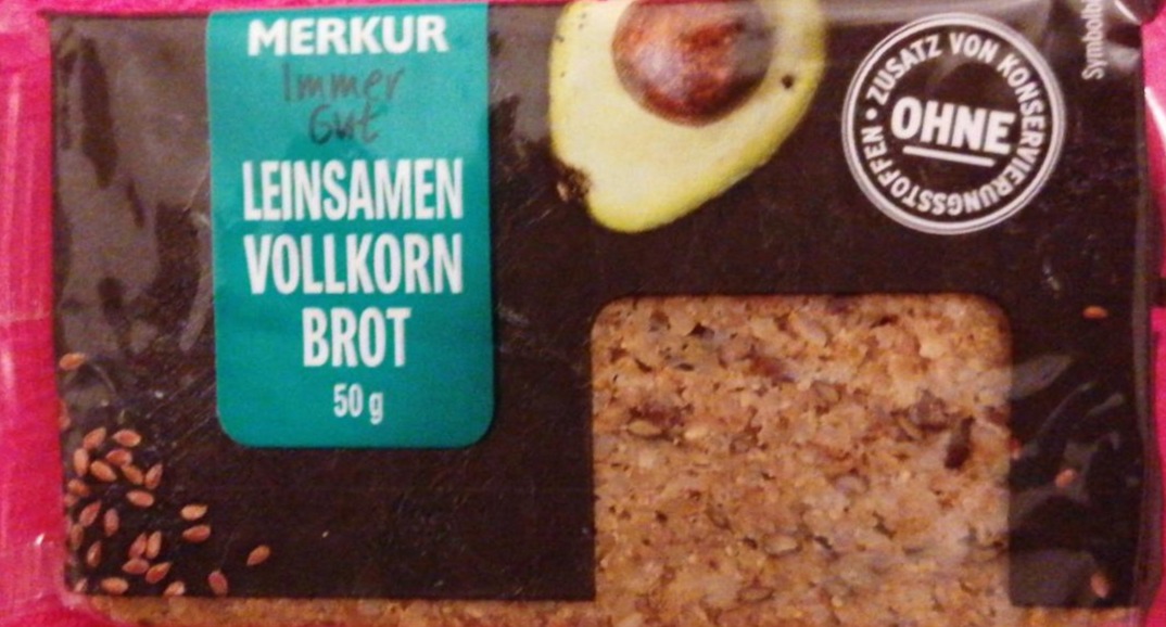 Fotografie - Leinsamen Vollkornbrot Merkur immer gut