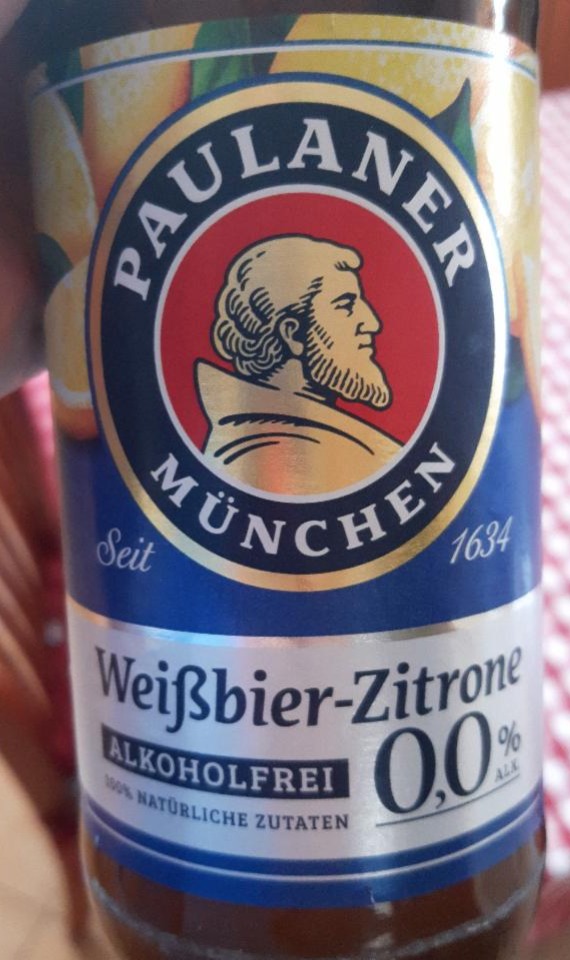 Fotografie - paulaner weissbier zitrone