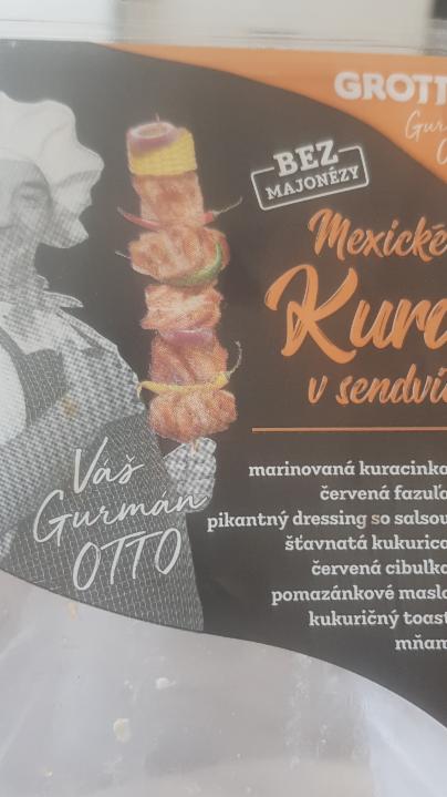Fotografie - Mexické kura v sendviči bez majonézy GROTTO
