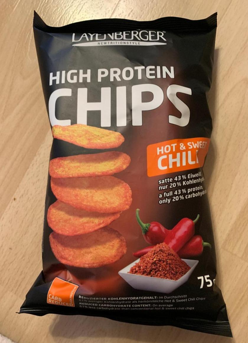 Fotografie - Layenberger High protein chips hot & sweet chili