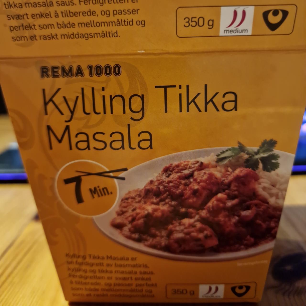 Fotografie - Kylling Tikka Masala REMA1000
