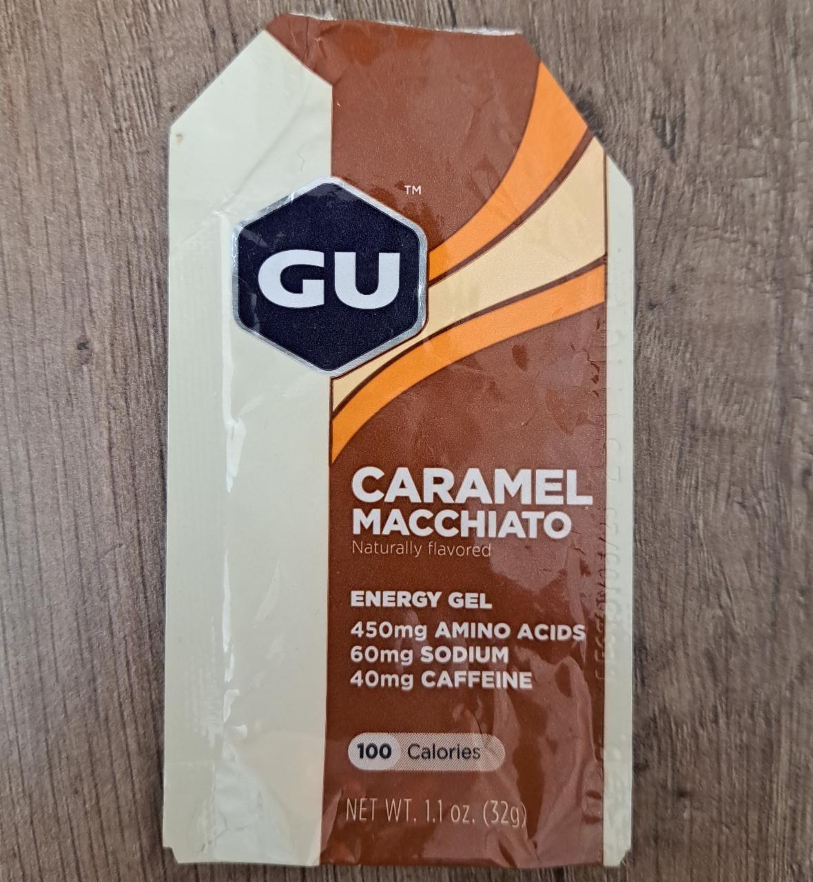 Fotografie - Caramel Macchiato Energy gel GU